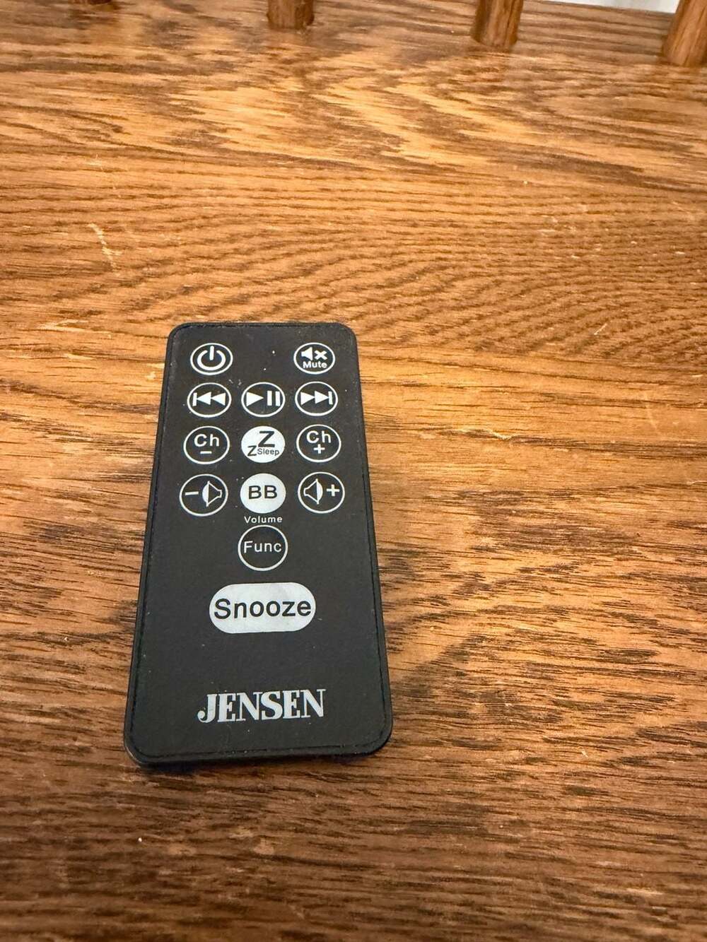 Jensen Replacement Remote Control for Alarm Clock or Radio